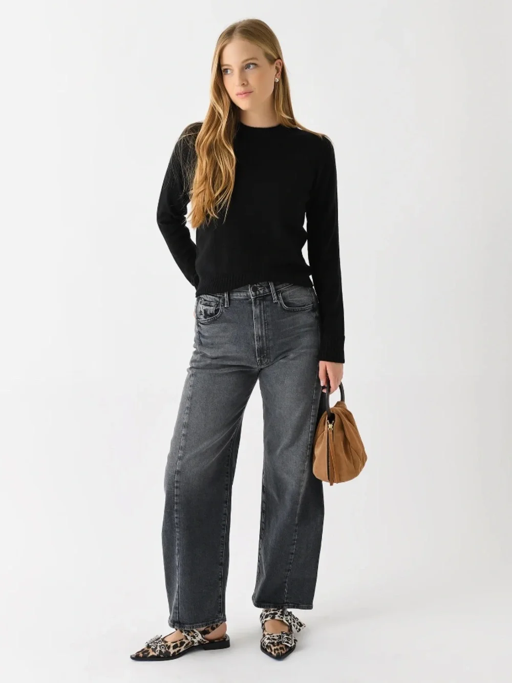 VINCE Women's Wool Cashmere Crew Neck Sweater - size small - NWT - Picture 2 of 2